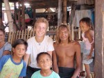 Erik Abrahamsson with Bajau fisherman, Matina Aplaya, Davao,, Philippines&nbsp;2010