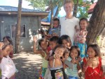 Erik with Sama children 2010 in Matina Aplaya, Davao,&nbsp;Philippines