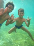 Diving Bajau Kids, Derawan Island,&nbsp;Kalimantan
