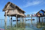 Bajau houses, Sanpela, Wakatobi,&nbsp;Indonesia