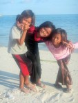 Bajau Laut Girls on Maiga, Semporna,&nbsp;Malaysia